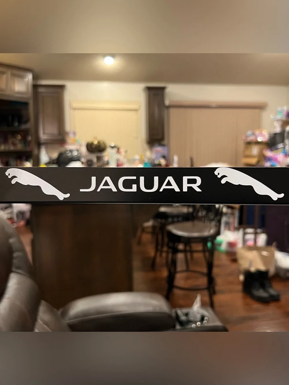 JAGUAR Black & White License Plate Frames